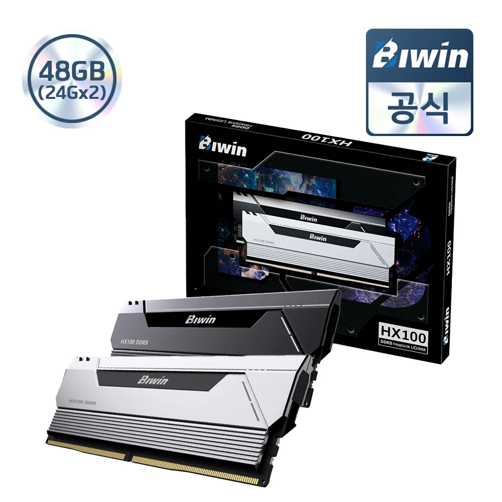 [알리] BIWIN DDR5-6000 CL28 HX100 48GB(24GBx2) 3