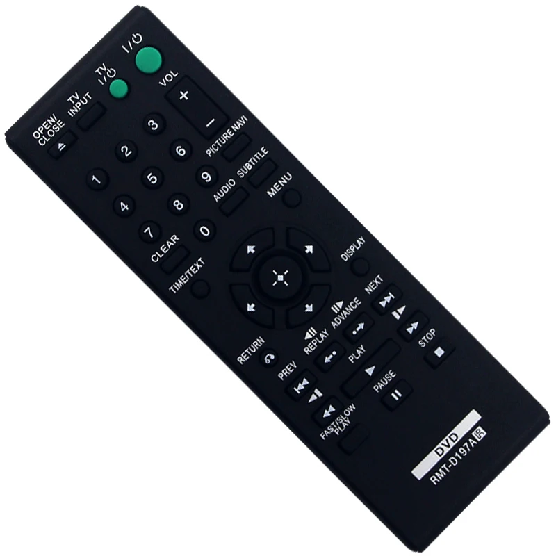 DVD 플레이어용 리모컨 RMT-D197A DVPSR201P 210P DVPSR405P DVPSR510H DVPSR320 DVPSR405P DVP-SR750HP DVPSR100 DVPSR120