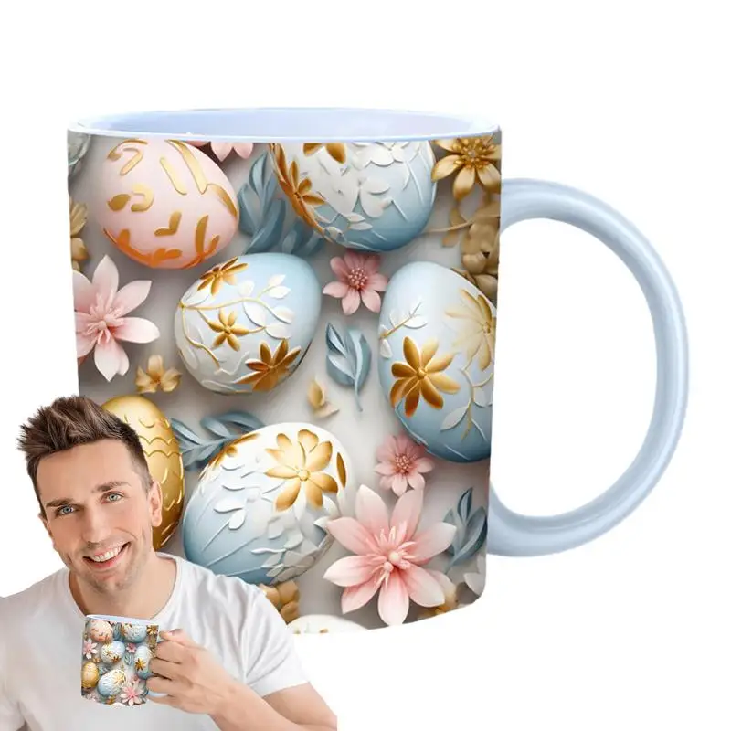 

Funny Easter Mug 350ml Ceramic Cups Multifunctional Mugs Easter Dining Products Cups With Comfortable Grip For Juice Whisky
