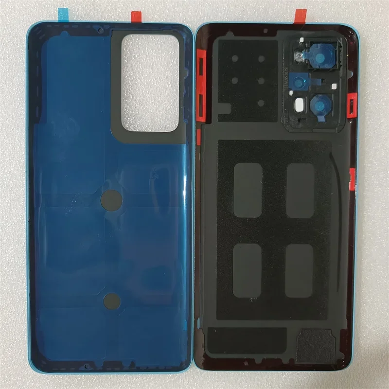 Realme GT Neo 2 RMX3370 하우징 케이스용 배터리 백 커버 후면 도어 유리 패널