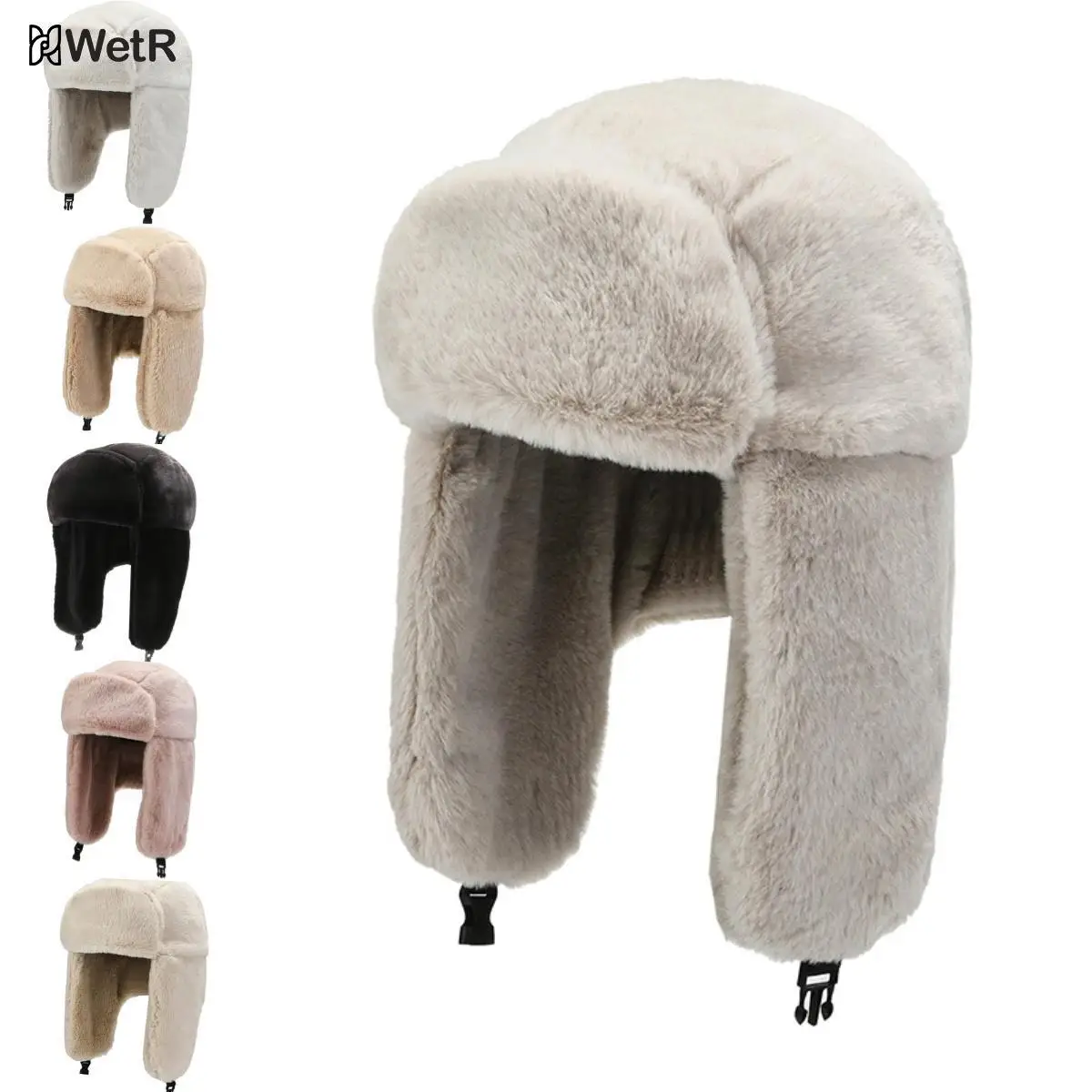 

Winter Lei Feng Cap Men And Women Outdoor Cycling Anti-Cold Warm Ear Protection Hat Padded And Thickened Male Northeast Face Pro
