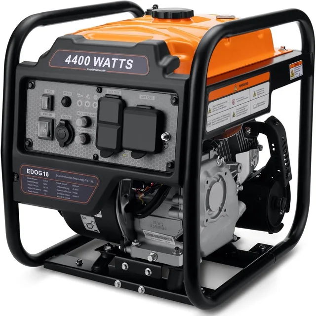 4400 Watt Open Frame Inverter Generator Gas Powered RV Ready ECO Mode 2