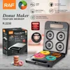 2-in-1 Breakfast Maker Donut & Waffle Machine Automatic Double-Sided Heating Electric Griddle 1