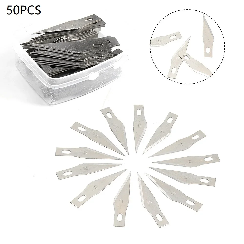 Crafts Blades 11# Blades For X-acto Exacto Tools Kit Cutter Engraving Craft Knives Repair Hand Tools Hobby Style Multi Tool Craft
