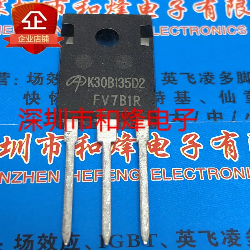 

5 шт.-10 шт. K30B135D2 AOK30B135D2 TO-247 1350V 30A Новый и оригинальный на складе