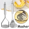 Stainless Steel Potato Masher Home Vegetable Press Mesh Manual Food Crusher for Sweet Potato Pumpkin Avocado Kitchen Acceesories 5