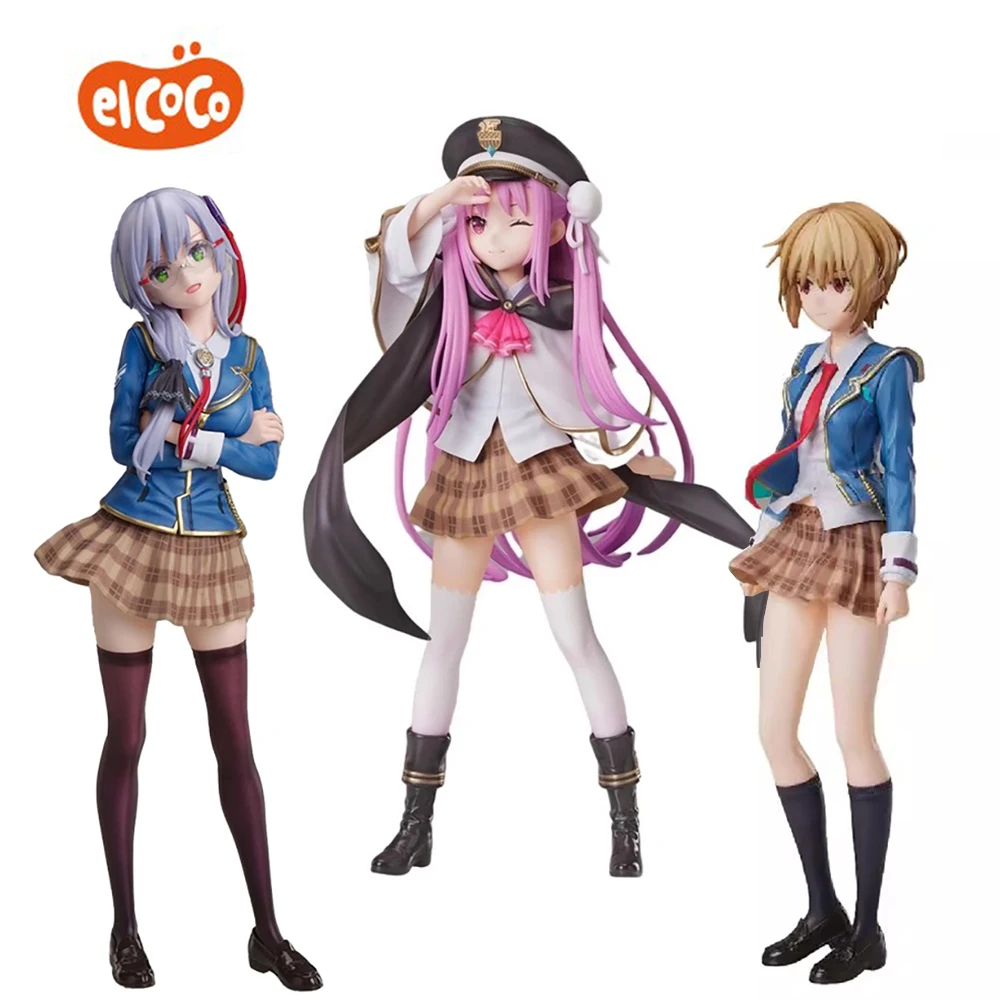 

In Stock elCOCO Heaven Burns Red Kunimi Tama Izumi Yuki Kayamori Ruka Original Anime Figure Pvc Collectible Toys for Boys