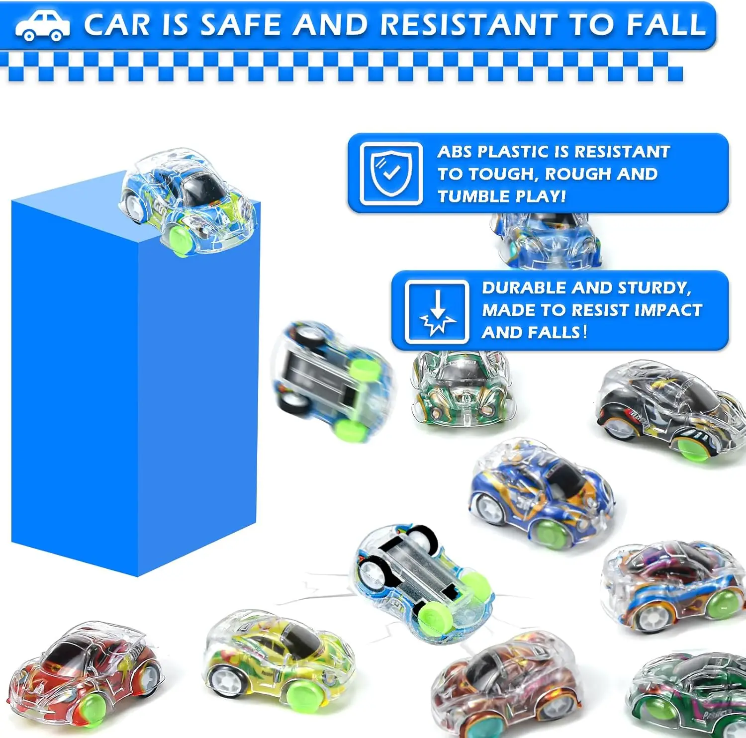 Pull Back Car Toys 6/100Pcs for Kids Toddlers