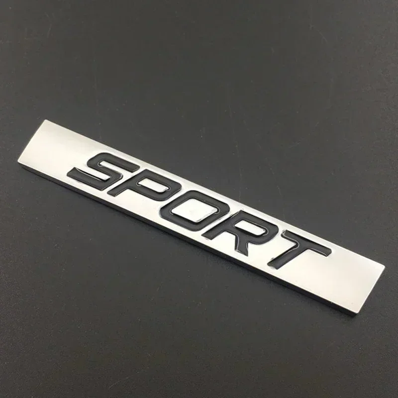 Premium 3D Metal Sport Emblem Badge - Rear Trunk & Fender Decor Sticker Decal