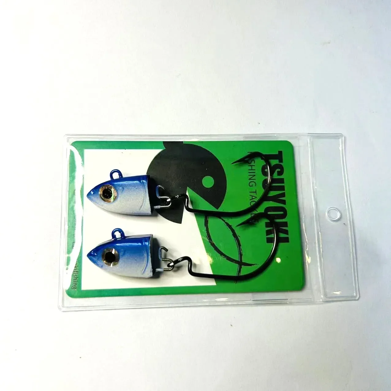 Tête de jig TEKNIK 5g à 40g avec leurre black minnow - Pour pêche du bar au jigging