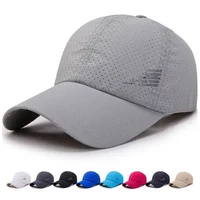 Quick Dry Baseball Cap Outdoor Sports Mesh Breathable Hat For Men Portable Hiking Fishing Sunbonnet Golf Adjustable Cap 1