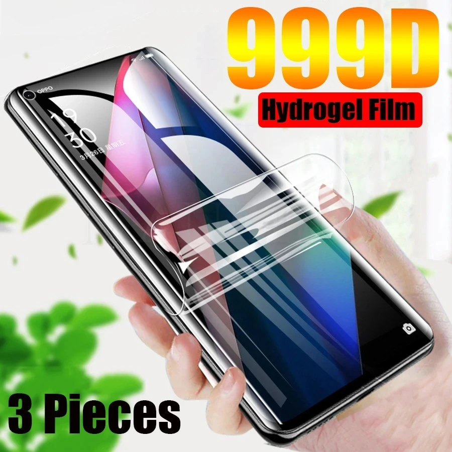 Pellicola Idrogel 3 Pezzi Per Lg Velvet 4G 5G Soft Tpu Screen Protector Per Lg G8X G8S G8 V60 V50 Thinq G7 G6 G5 V40 V30 V60 Wing 5G