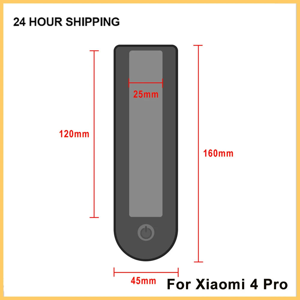 Custodia Protettiva Impermeabile Per Cruscotto In Silicone Per Xiao Mi Scooter Elettrico 4 Pro Display Screen Circuit Board Covers Parts