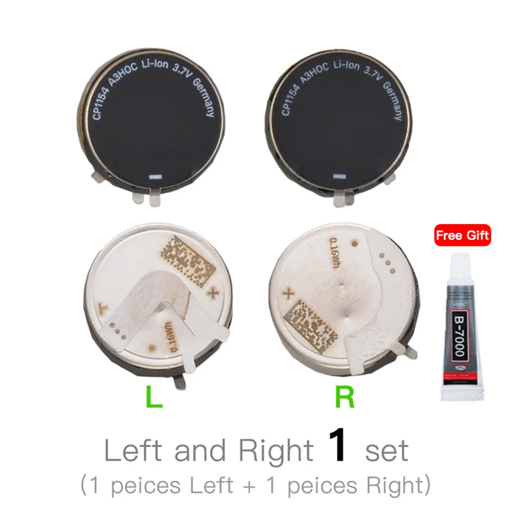 CP1154 3.7V 交換用バッテリー Apple Airpods プロ A2084 A2083 A2190