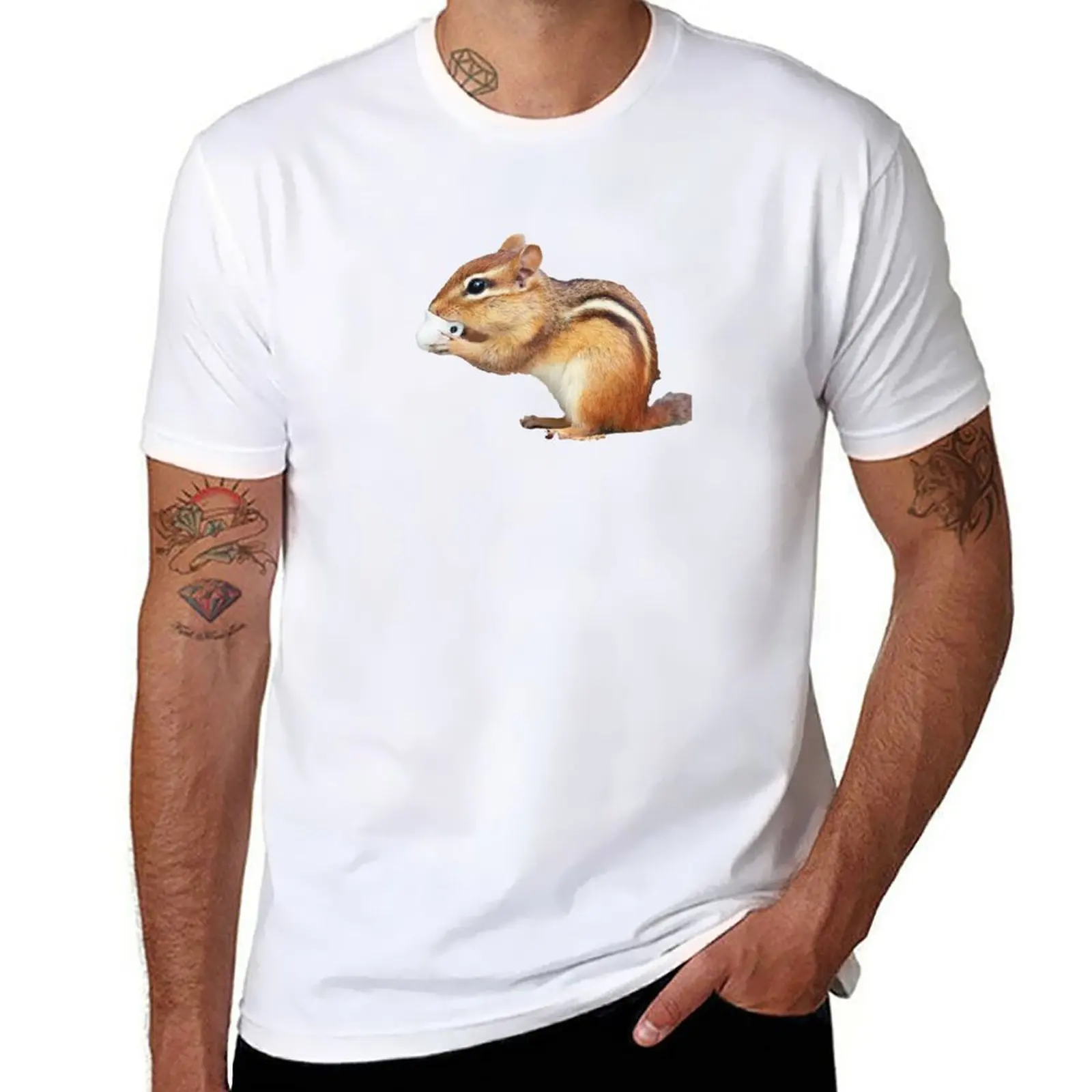 

New Chipmunk Tea T-Shirt sweat shirts man clothes t shirts men