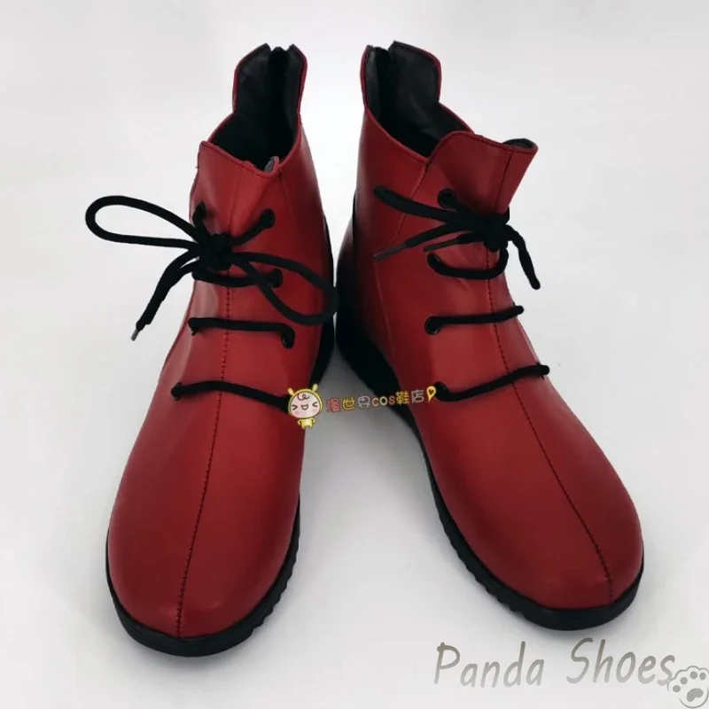 Anime Itadori Yuji Cosplay Chaussures, Jujutsu Kaimmense, Bottes Rouges, Costume de Bande Dessinée, Prop Chaussures pour Halloween