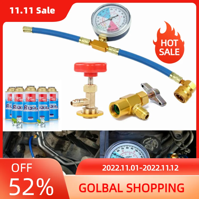 Air Conditioner Refill R134a Refrigerant Gas Refilling Equipment Freon