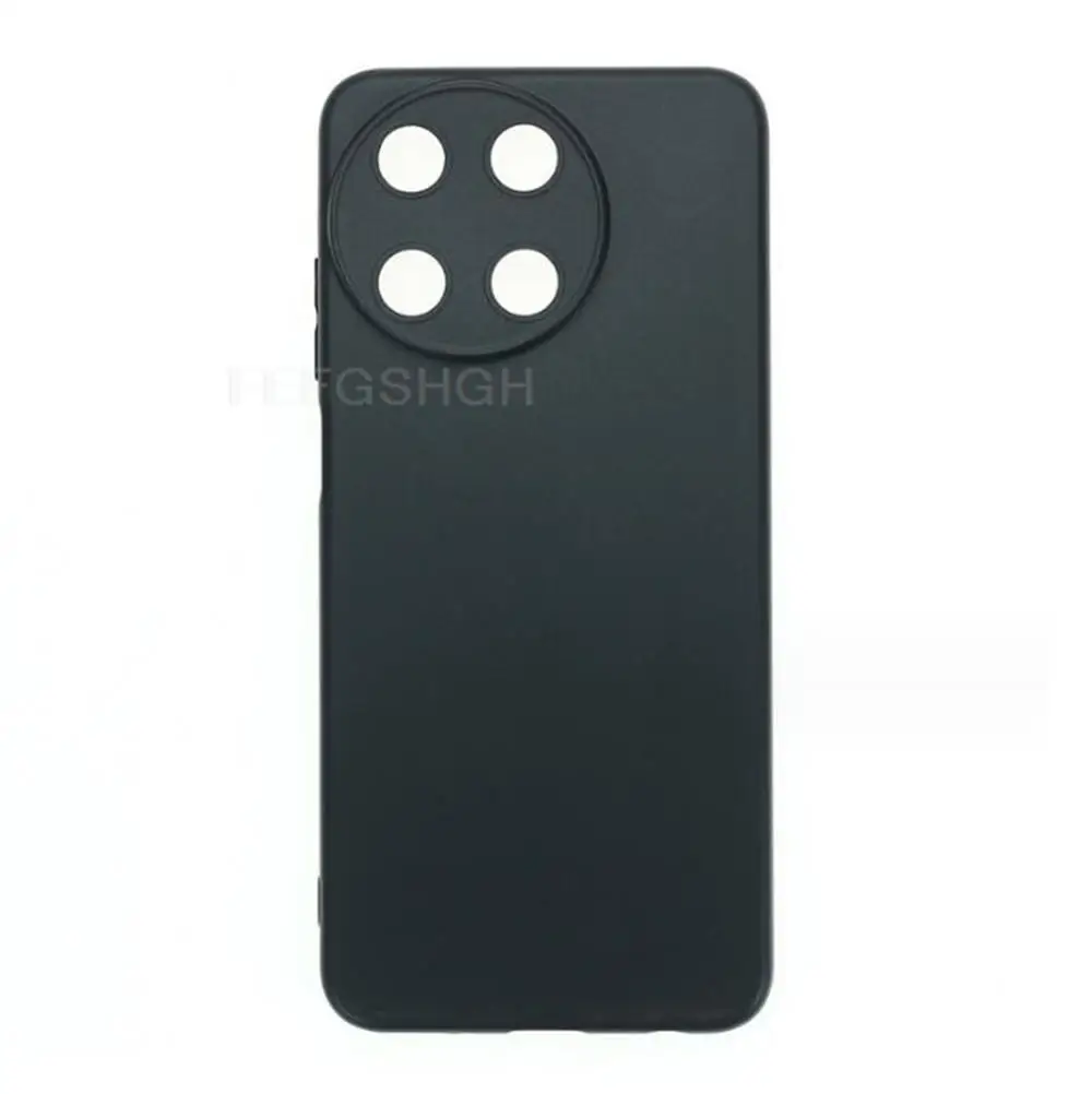 Sleek TPU Silicone Case with Back Finger Ring for Realme 11 - 6.4 2023 Edition
