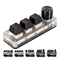 Macro Keyboard Red Switch Macro Keyboard Plug and Play Ergonomic Customized Knobs USB Mini Keypad for Desktop PC USB Mini Keypad 5