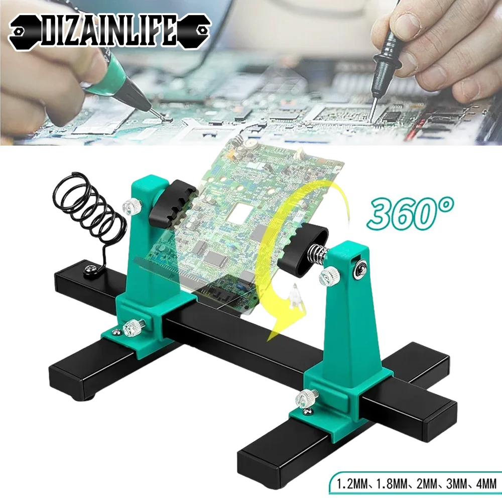 Circuit Board Fixture Adjustable 360&deg; Rotation MainBoard Clamp Soldering Iron