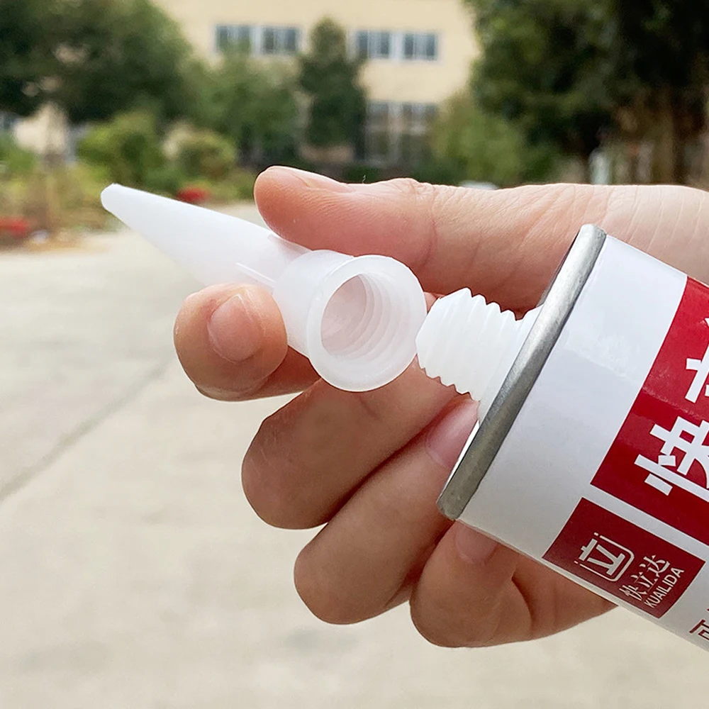 5-200pcs Glass Nozzles Plastic Glass Glue Caulking Gun Nozzles Sealant Silicone Caulking Tips Mouth Caps Home Construction Tools 5