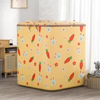 Clothes Storage Bag Big Mac Storage Box Large Capacity Fabric Home Wardrobe Basket Toy Clothing Folding Storage 1
