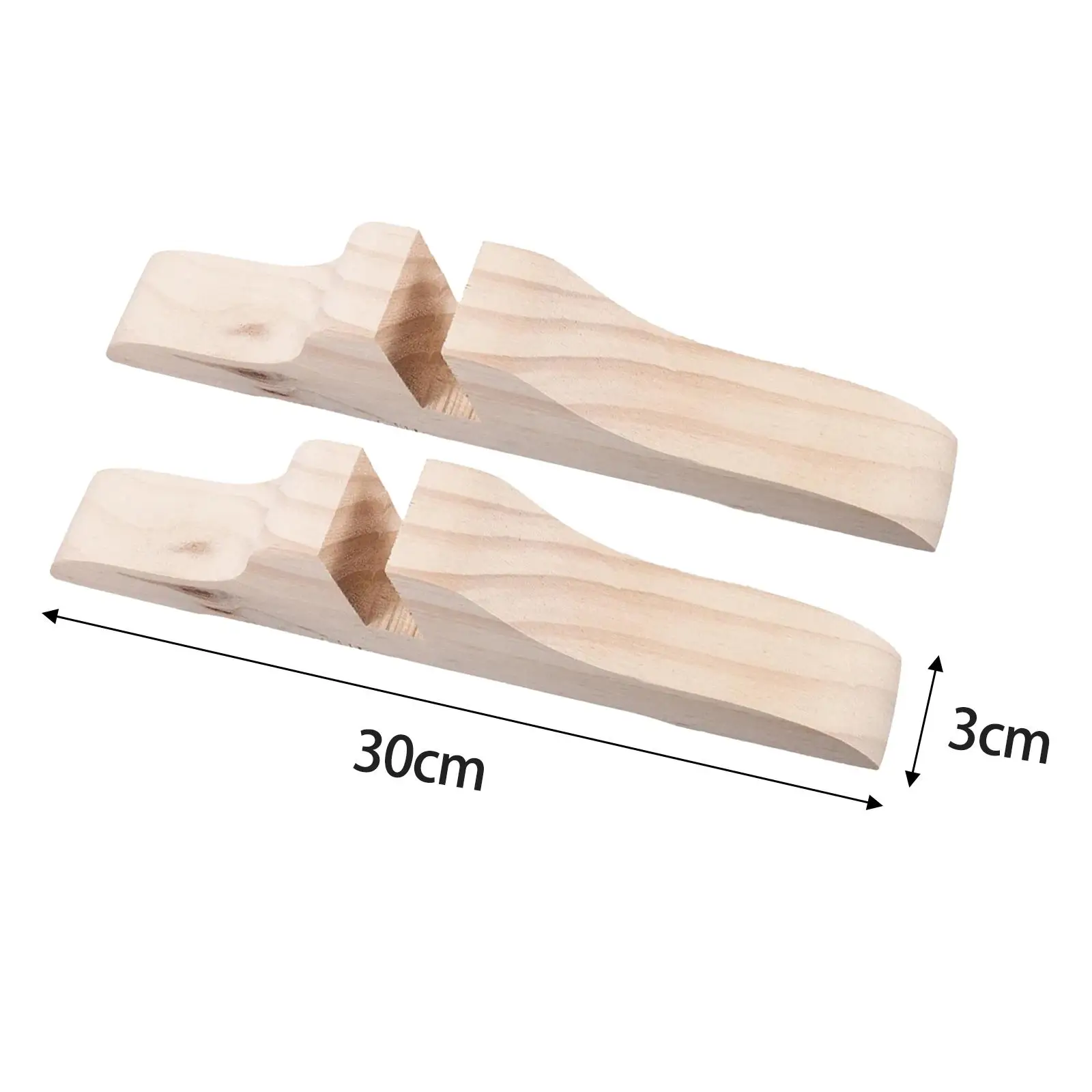 2x Privacy Screen Holder Room Divider Feet, Protective Wooden Divider Bracket, Wooden Screen Base, Wooden Room Divider Stand