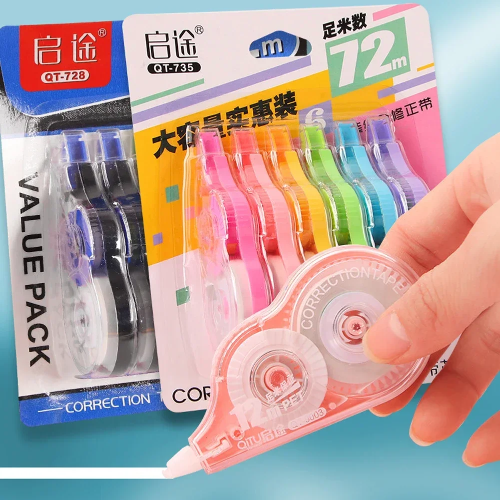 Correction Tape Writing Students Kids Study Tools 6 Pcs