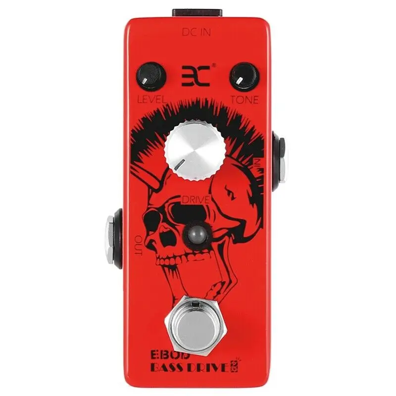 Eno Ex Ebod Overdrive Pedale Effetto Chitarra Guitarra Chitarra Pedale Basso Elettrico Acustico True Bypass Style Full Metal Shell