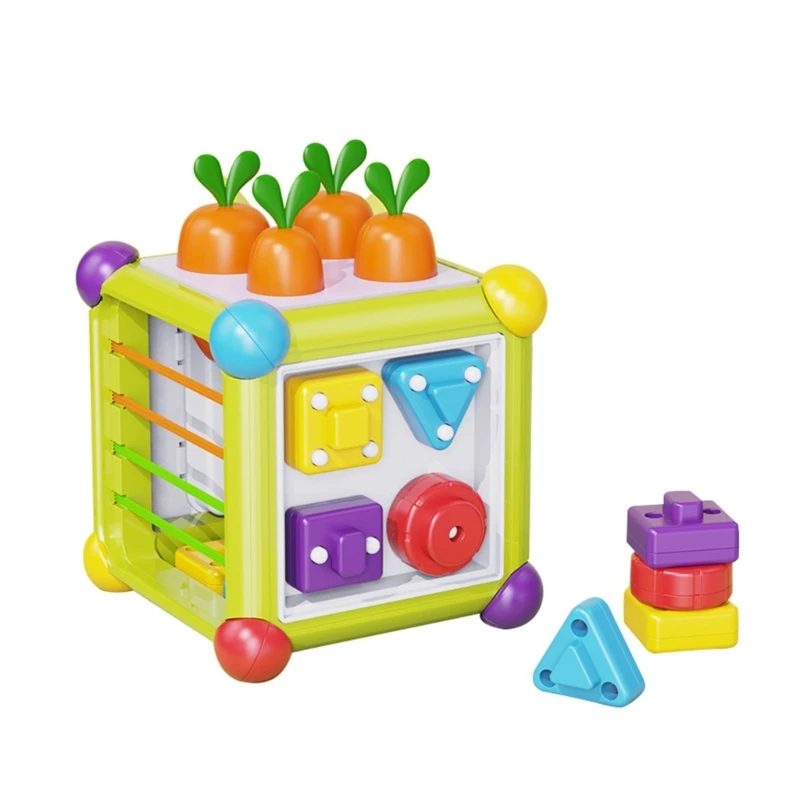 

Busy Cube Puzzles for Toddlers Boys & Girls Carrot Pulling Toddler Puzzles