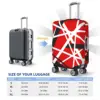 Van Halen Suitcase Cover EVH 5150 STRIPES Cruise Trip Protection Vacation Strectch Luggage Supplies 6