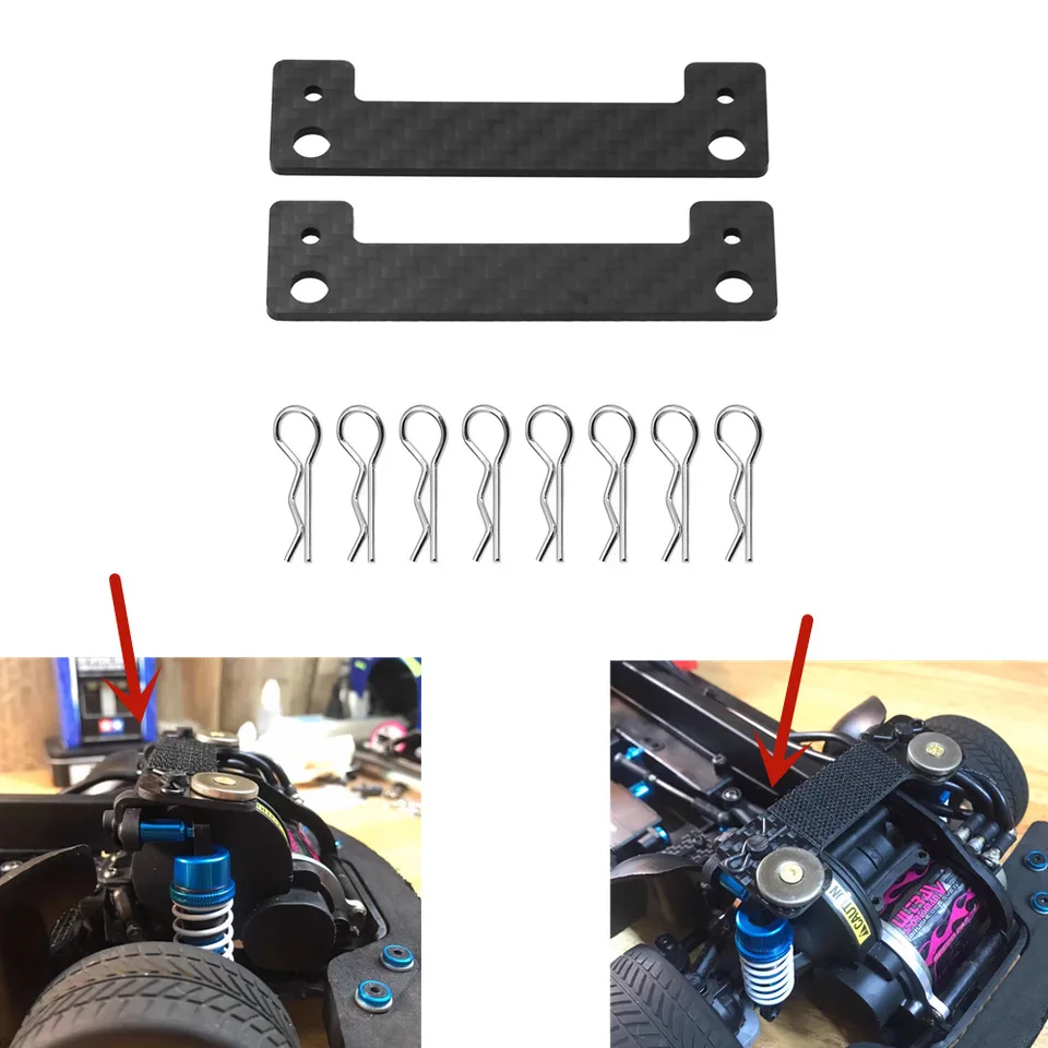 Tamiya Tt02 Body 4PC Urethane Front Bumper Set For Tamiya TT-01/TT-02 RC Cars - Durable Upgrade Parts (Blue) Tamiya Tt02 Upgrades