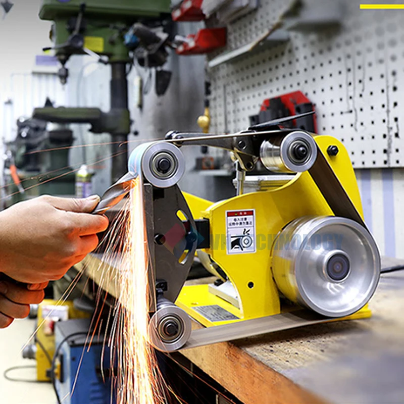 Electric Belt Sander Polishing and Grinding Sharpener, Adjustable