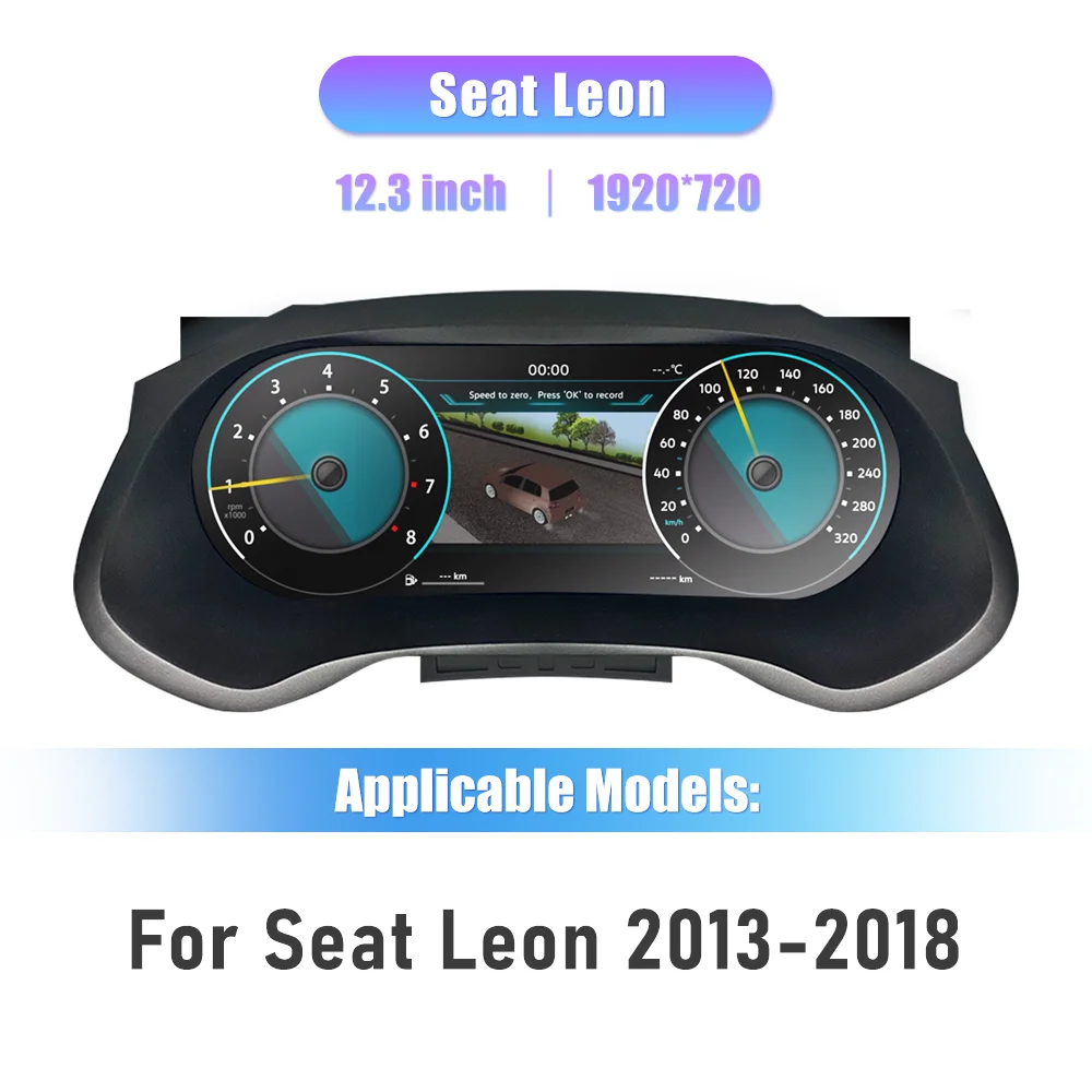 Digitales Armaturenbrett-Cluster für VW EOS Tiguan Touran Scirocco Seat Leon Crafter Sharan Virtual Cockpit Instrumententafel – Detail 7