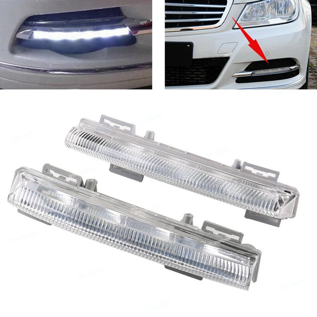 2049068900 2049069000 Car Front LED DRL Daytime Running Lamp Fog Light For  Mercedes For Benz W204 S204 C350 W212 R172 - AliExpress