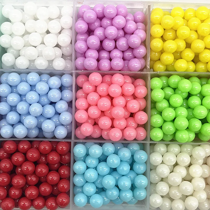 원형 멀티 컬러 아크릴 비즈, 구멍 없음, 느슨한 비즈, DIY 스크랩북 장식 공예 제작, 3mm, 4mm, 5mm, 6mm, 8mm, 신제품