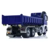 LESU RTR 8x8 RC Hydraulic 1/14 Dump Truck Metal Roll On/Off Full-dump Car Model LED Lights Sounds Toy ToucanHobby THZH1708 3