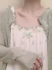 2024 Women Summer Sun Protection Coat Lace Hollow Cardigan Lolita Female Blouse Tops Covers Blusa Y2K Korean All Match Tops 5