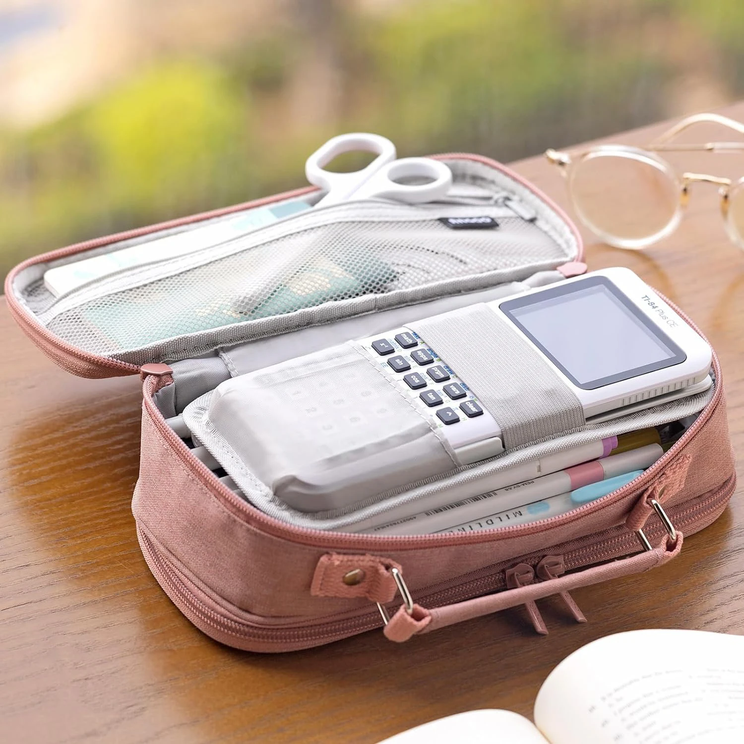 Portable Pencil Case Large Capacity Pencil Bag for student Canvas Multifuncional Korean Box School Supplies Stationery pencil cases,stationery box