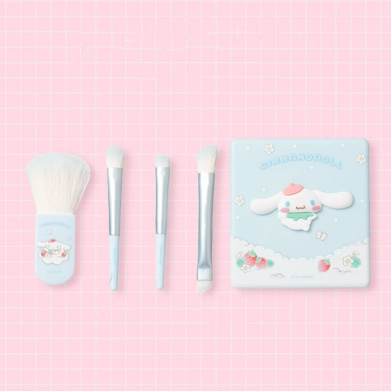 

Kawaii Sanrio Cinnamoroll My Melody набор кистей для макияжа Аниме Мода Мультфильм милая красота Портативные Инструменты Новый подарок для девочек