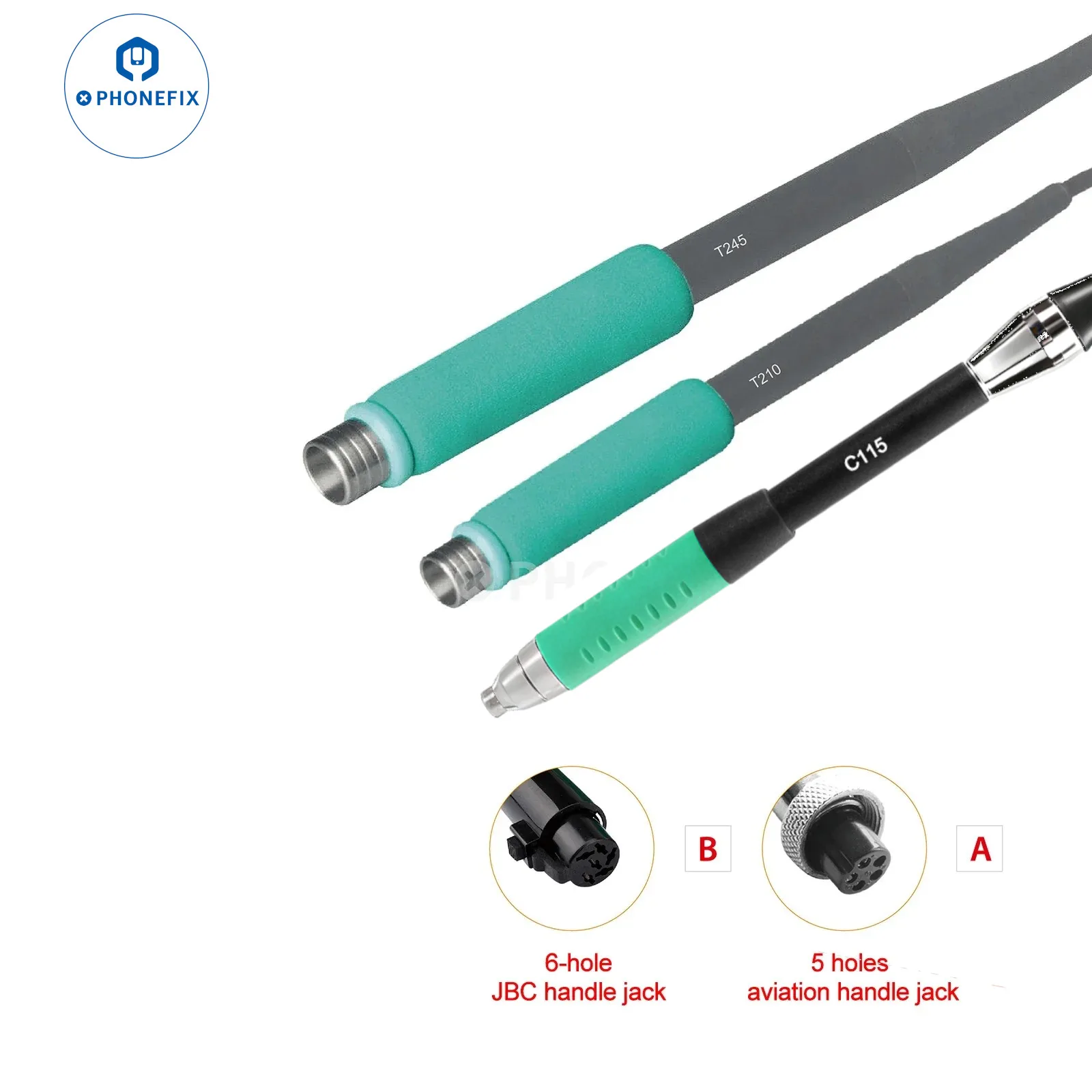T245 T210 T115 Soldering Station Handle Compatible JBC JC Aixun