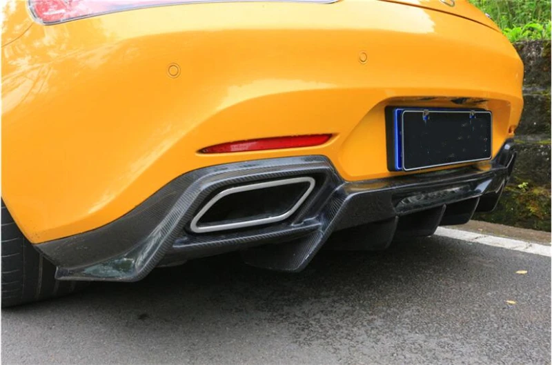High Quality REAL Carbon Fiber Front Lip Rear Diffuser Bumper Body Side Skirt Kit Spoiler For Mercedes Benz AMG GT GTS GTC GTR 36 - Racext High Quality REAL Carbon Fiber Front Lip Rear Diffuser Bumper Body Side Skirt Kit Spoiler For Mercedes Benz AMG GT GTS GTC GTR - - Racext 35