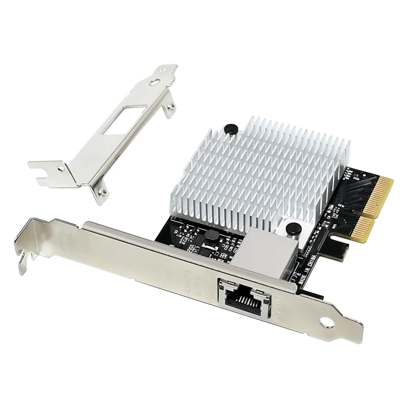 

10 Gigabit PCIE Network Card Single Port 10Giga Network Card Sunweit ST7357 AQC107S PCIE X4 Easy Install