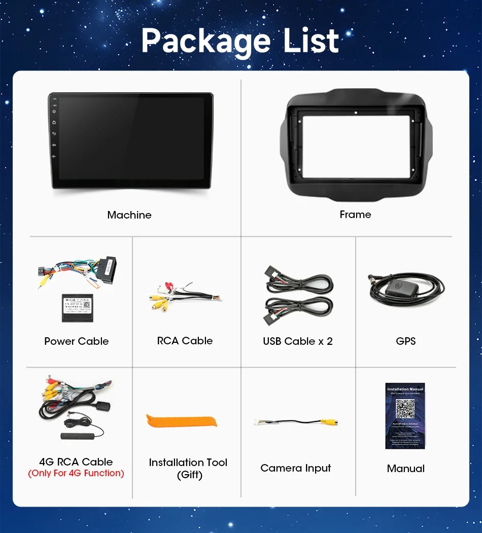 Srnubi 2 Din Carplay Android Auto para Jeep Renegade 2016-2020, Radio para Auto, Reproductor Multimedia, Navegación GPS, Estéreo DSP, Unidad Principal UIS7865, Compatible con SWC, Accesorios Automotrices 8
