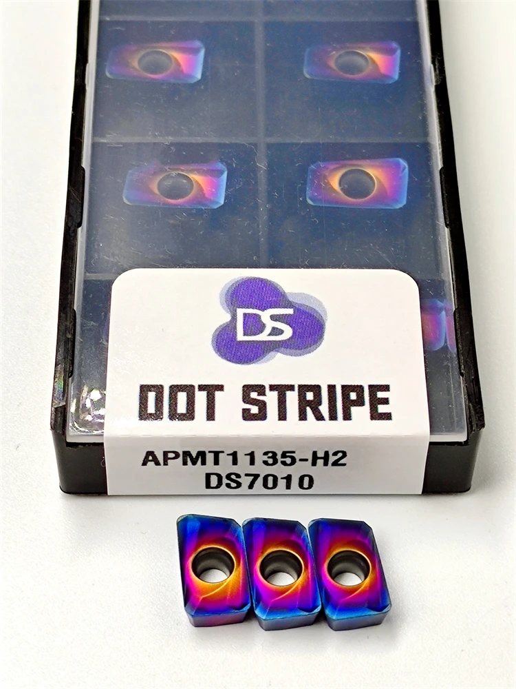 

Токарный станок APMT1135 H2 с ЧПУ, аутентичная твердосплавная вставка, фреза APMT1135 M2, прочное износостойкое острое лезвие, 10 шт.