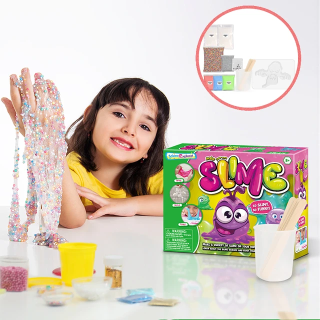 Slime Making Kits Science Experiments Kit DIY Glitter Slime Magic