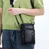 Lightweight Crossbody Messenger Bag, Women's Cow Leather Small Shoulder Purse, Multi Compartment Pocket, Vertical Phone Bag 2
