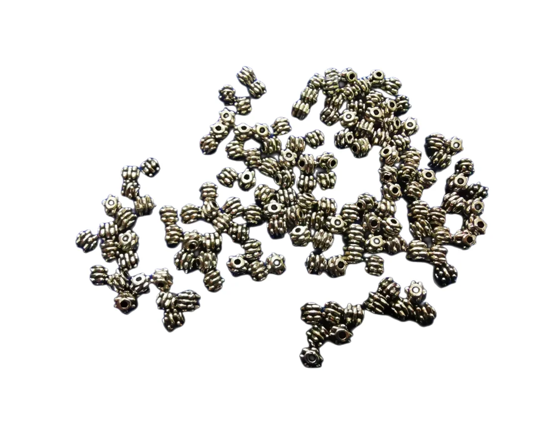 

300Pcs Antiqued Silver Copper Metal Crafted Gear Spacer Beads A401C