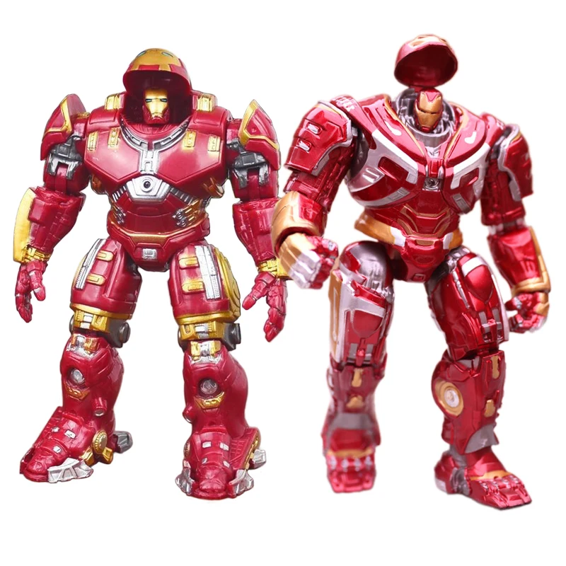 Marvel Hulkbuster Action Figure Avengers Iron Man Mk44 Giunti Mobile Incandescente Armatura Modello Ornamenti Regalo Per Bambini