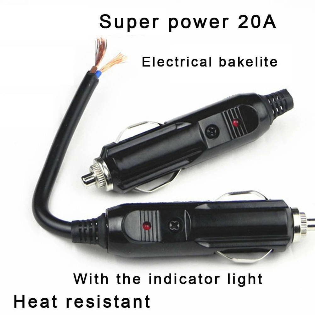 

Connector Car Cigar Lighter Plugs Supplies Tools 12V Accessory For Car/Van Heat Resistant Replacement Socket Sale